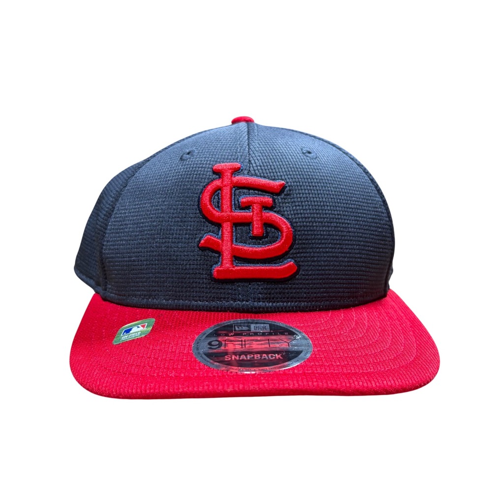 New Era 9FIFTY Low Profile St Louis Cardinals MLB Snapback Hat Navy Red OSFM